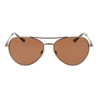Serengeti Brown Metal Sunglasses