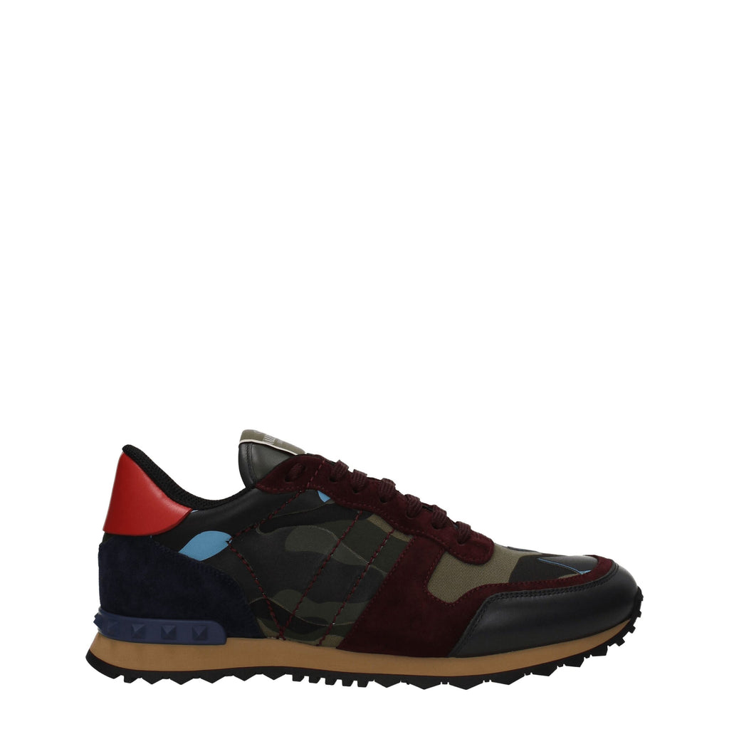Valentino Garavani Green Leather Athletic Sneakers