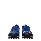 Valentino Garavani Blue Leather Athletic Sneakers