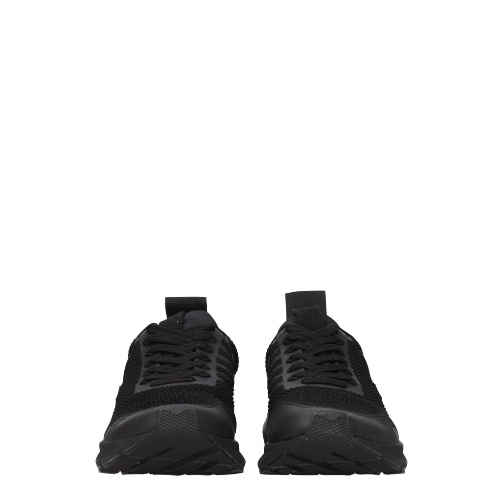 Veja Black Fabric Athletic Sneakers