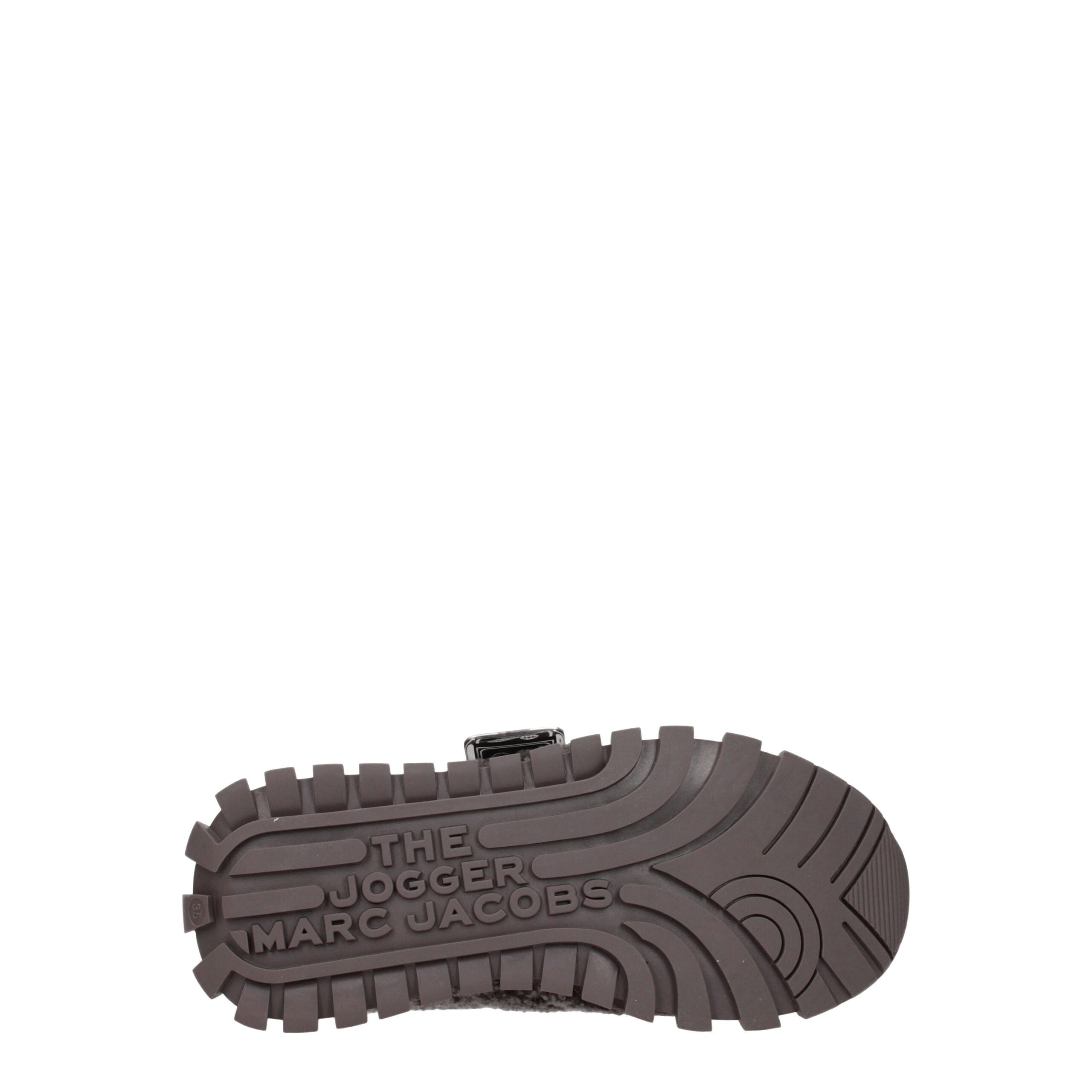 Marc Jacobs Gray Fur Chunky Sneakers