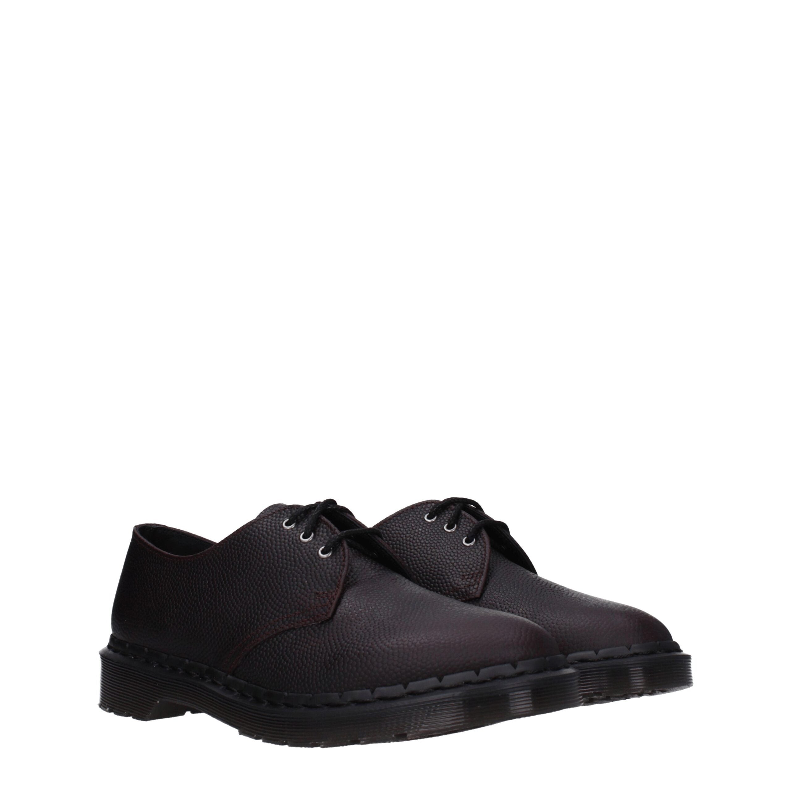 Dr. Martens Purple Leather Oxfords And Derbies