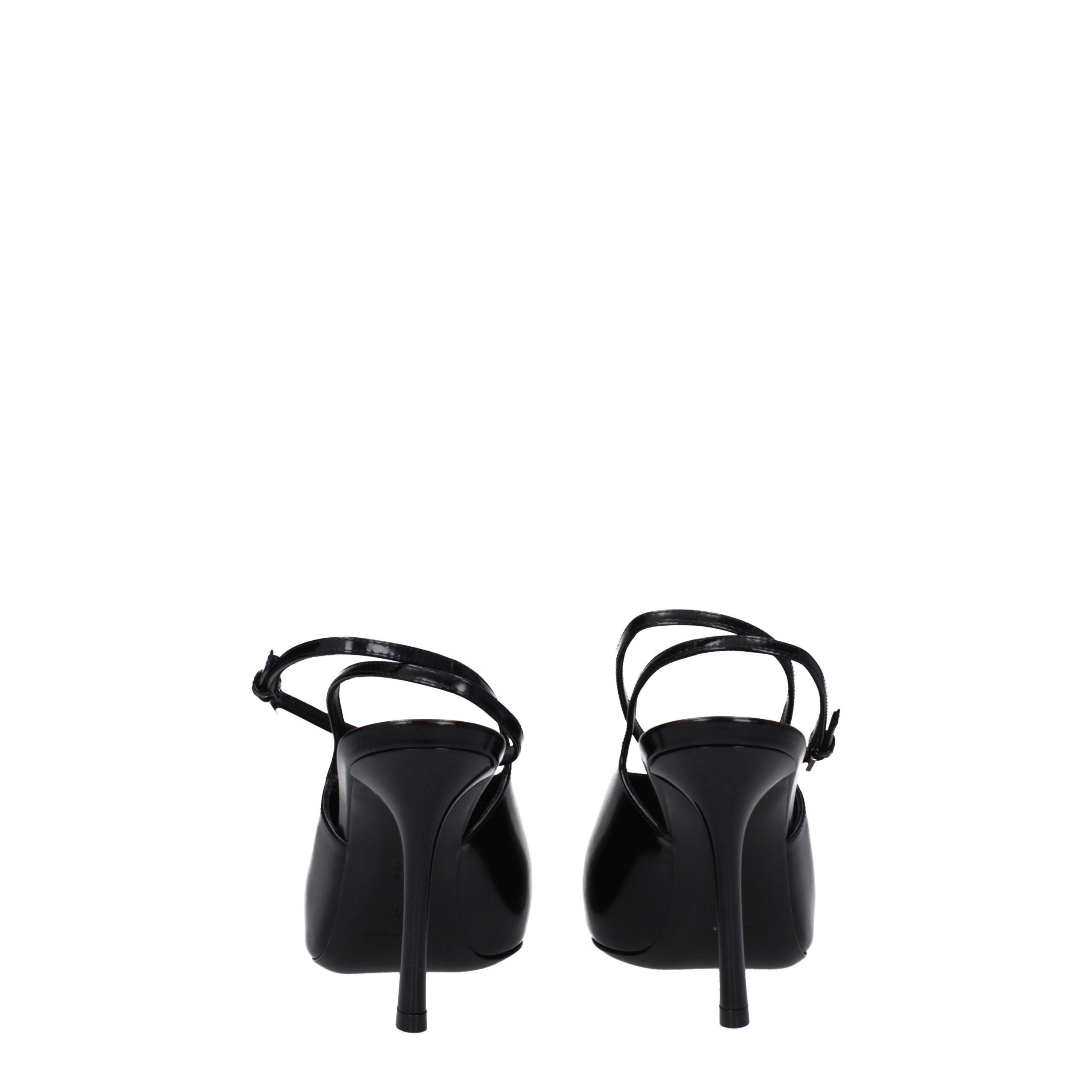 Givenchy Black Leather High Heel Pumps