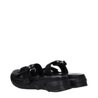 Givenchy Black Fabric Slippers