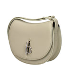 Burberry Green Leather Shoulder Bag