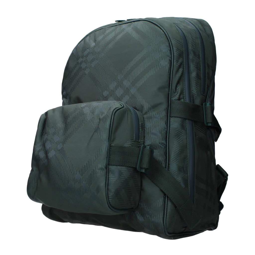 Burberry Green Fabric Backpack