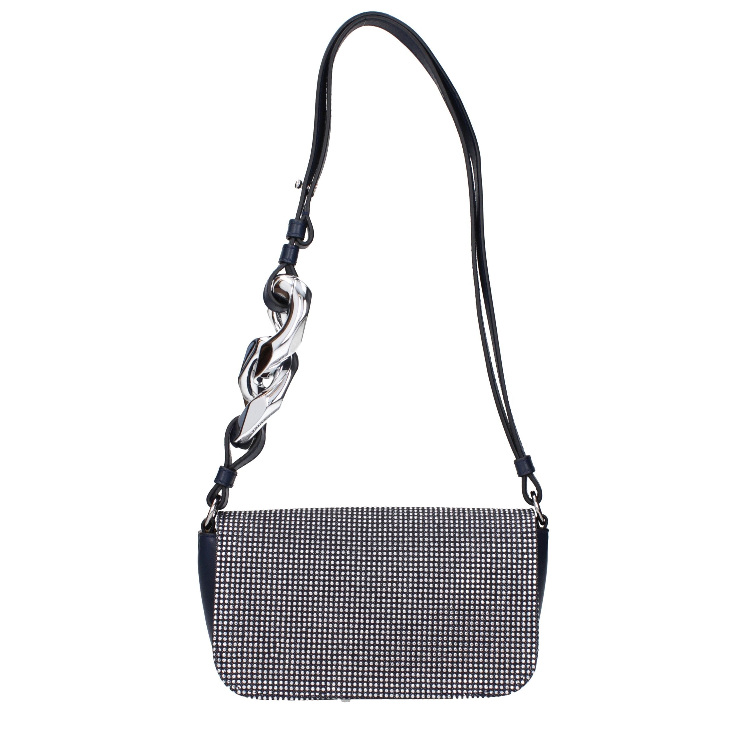 Jw Anderson Blue Fabric Shoulder Bag