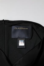 Roberto Cavalli Black Bodycon Short Sleeves Dress