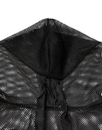 Dolce & Gabbana Black See Through Hooded Pullover Sweater