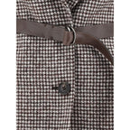 Brunello Cucinelli Brown Wool Jackets And Coat