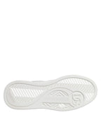 Dolce & Gabbana White Miami Leather Low Top Sneakers Shoes