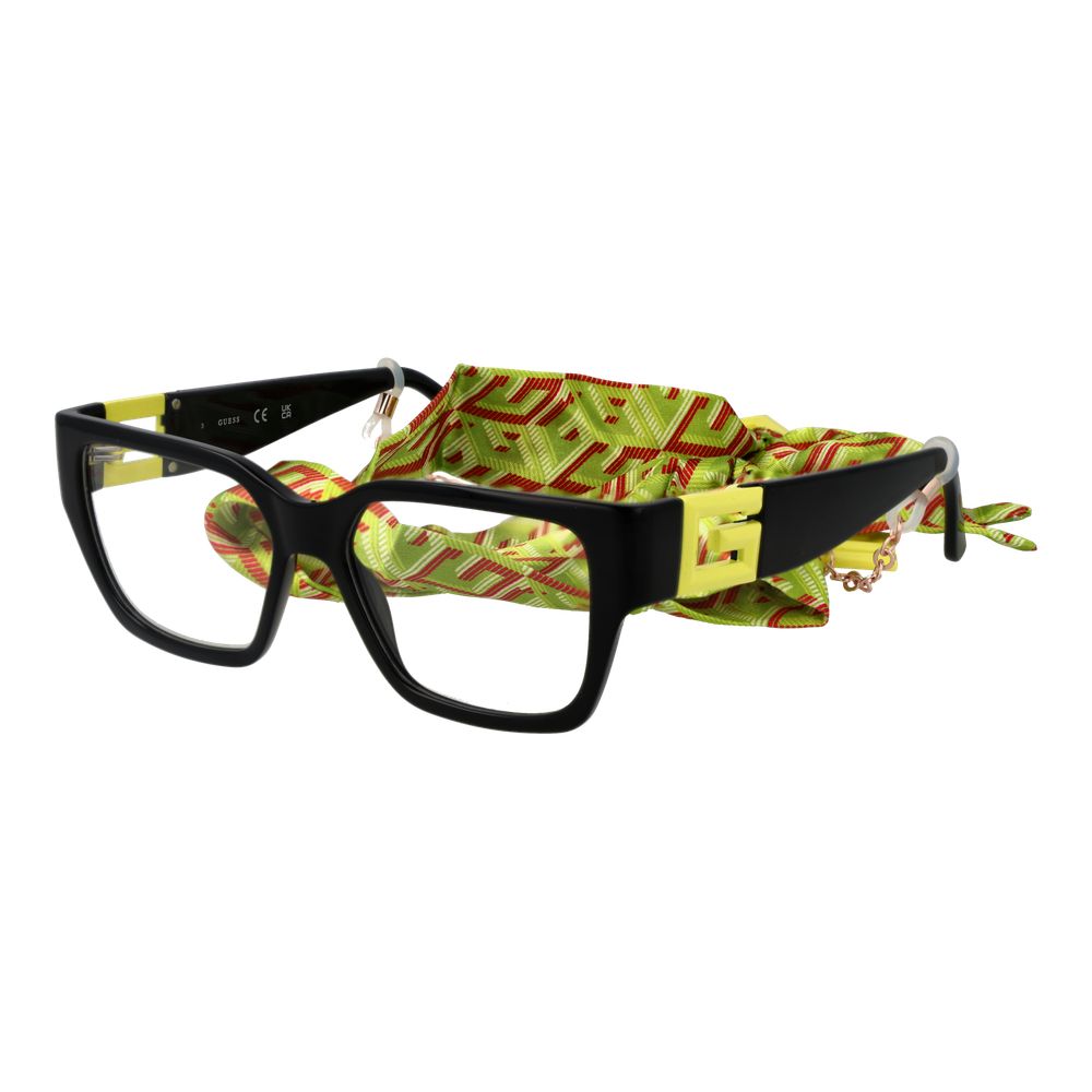 Guess Black Stainless Steel Glasses (Frames)