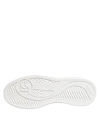 Dolce & Gabbana White Miami Leather Low Top Sneakers Shoes
