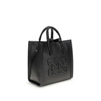 Casadei Black Calf Leather Bos Taurus Shoulder Bag