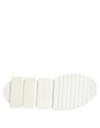 Dolce & Gabbana White Sorrento Low Top Lace Up Sneakers Shoes
