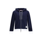 Thom Browne Blue Cotton Sweatshirt
