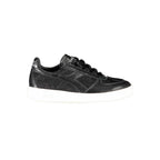 Diadora Black Leather Women Sneaker