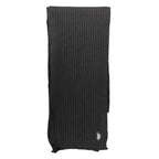 U.S. POLO ASSN. Black Wool Men's Scarf