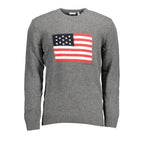 U.S. POLO ASSN. Gray Wool Men's Sweater