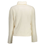 U.S. POLO ASSN. White Acrylic Women's Sweater