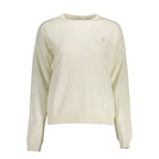 U.S. POLO ASSN. White Fabric Women's Sweater