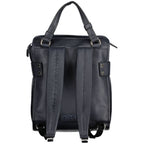 La Martina Blue Polyurethane Women Backpack
