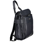 La Martina Blue Polyurethane Women Backpack