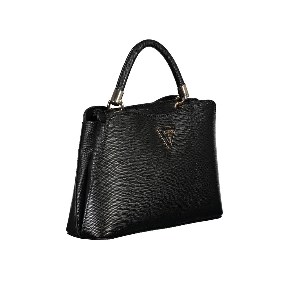 Guess Jeans Black Polyurethane Women Handbag