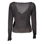 Guess Jeans Grigio Viscosa Women Cardigan