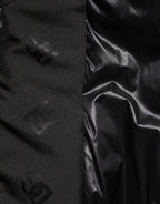 Dolce & Gabbana Black Cargo Windbraker Logo Mania Jacket