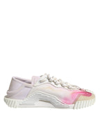 Dolce & Gabbana White NS1 Lace Up Low Top Sneakers Shoes