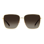 Polaroid Gold Metal Sunglasses