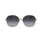 Salvatore Ferragamo Gold Metal Sunglasses