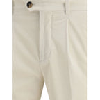 Brunello Cucinelli Beige Cotton Two-Piece Suit