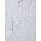 Jil Sander Blue Cotton Shortsleeve Shirt