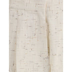 Fabiana Filippi Beige Cotton Casual Pants