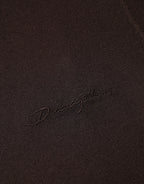 Dolce & Gabbana Brown Silk Crew Neck Short Sleeves T-shirt
