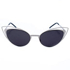 Italia Independent Silver Metal Sunglasses