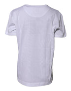 Dolce & Gabbana White Cotton Goodluck 2022 Crew Neck T-shirt