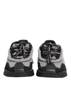 Dolce & Gabbana Black Gray NS1 Low Top Sneakers Shoes
