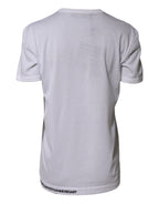 Dolce & Gabbana White DG Loves Moscow Cotton Crew Neck T-shirt