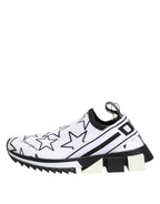Dolce & Gabbana White Stars Sorrento Low Top Sneakers Shoes