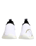 Dolce & Gabbana White Black Low Top Sorrento Sneakers Shoes