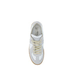 Maison Margiela White Calf Leather Bos Taurus Low Top Sneakers