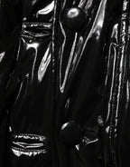 Dolce & Gabbana Polyester Black Quilted Puffer Coat  Jacket