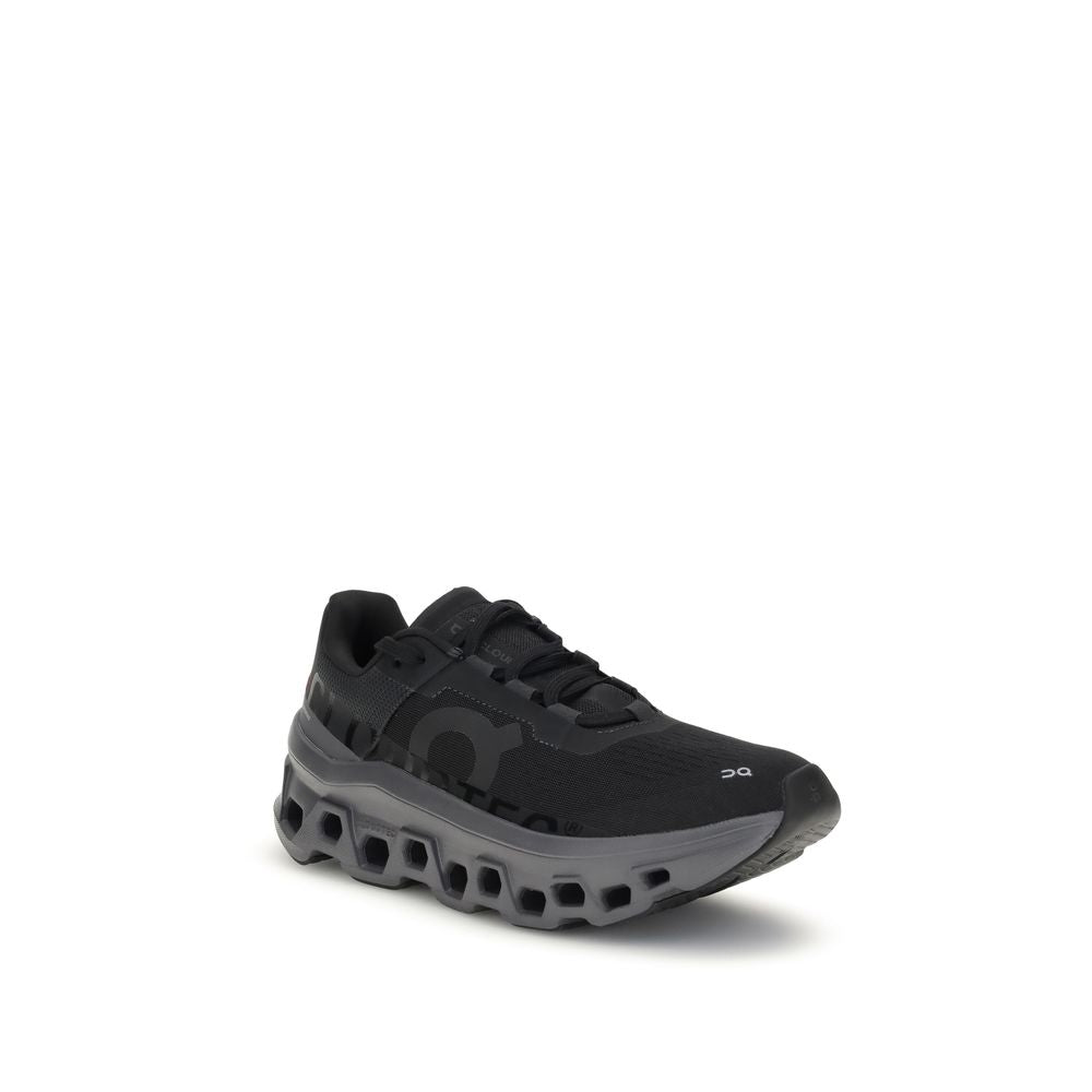 ON Black Polyester Athletic Sneakers