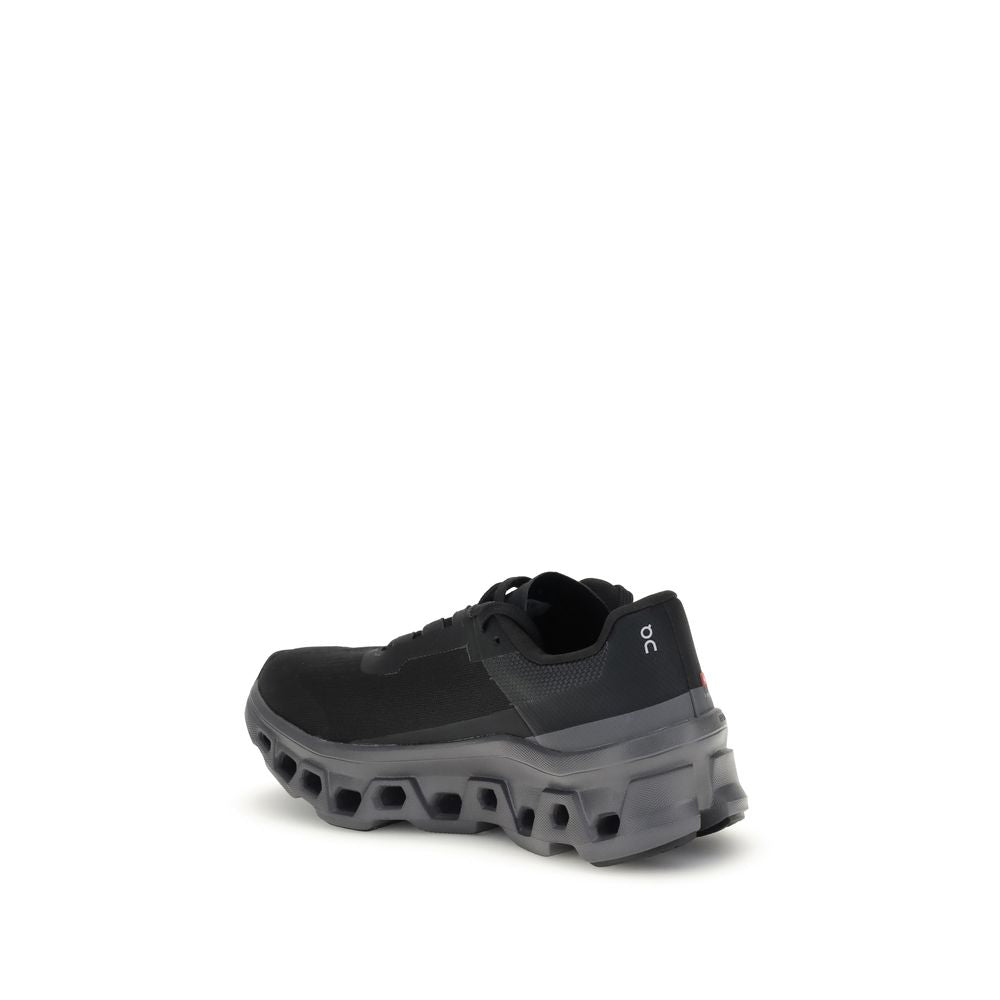 ON Black Polyester Athletic Sneakers