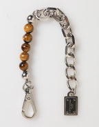 Dolce & Gabbana Silver Chain Brass Beaded Lobster Clasp Logo Men Bracelet
