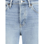 RE/DONE Blue Cotton Jeans Denim