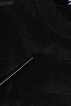 Dolce & Gabbana Black Polyester Pullover Sweatshirt Sweater
